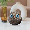 2Pcs Miniature Owl Figurines Handmade Owl Animal Statue Tiny Resin Owl Sculpture