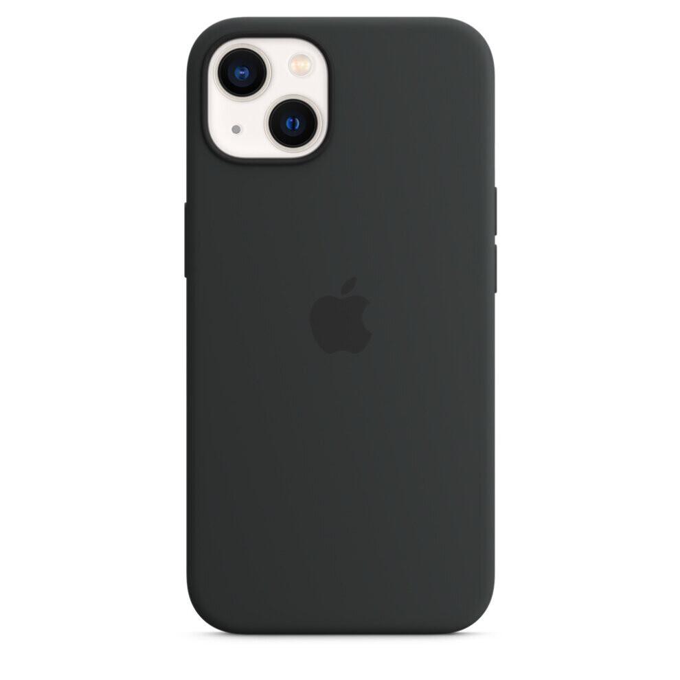 Silicone Case with MagSafe for iPhone 13 - Midnight Black