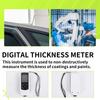 MALL Цифровой толщиномер с подсветкой ЖК-дисплея Тестер толщины автомобильной краски Толщиномер покрытия Измерительный инструмент