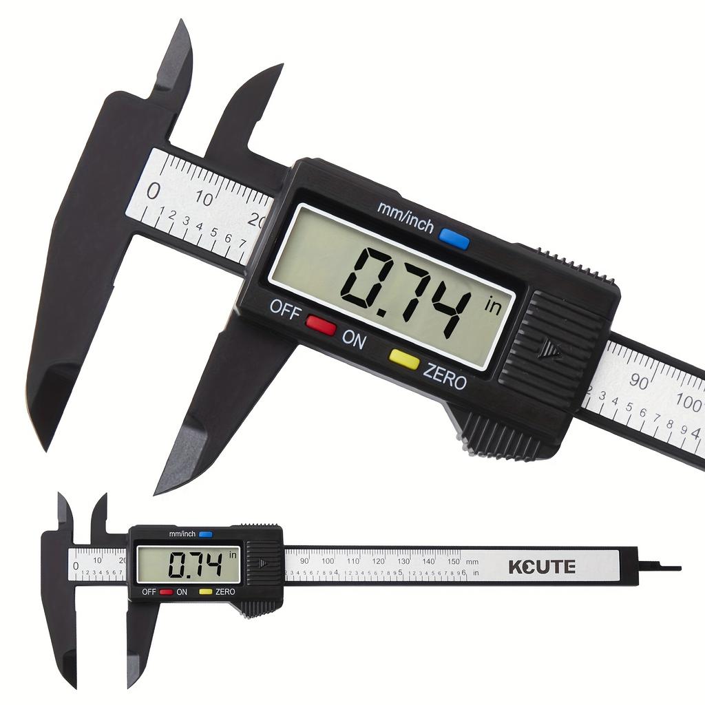 Digital Caliper Electronic Vernier Caliper Dial Vernier Caliper Gauge Micrometer Measuring Tool With Large LCD Screen