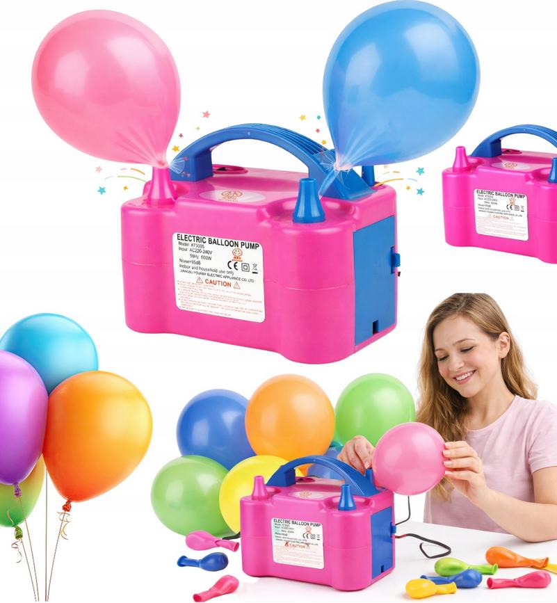 Electric balloon pump, fast for inflating balloons