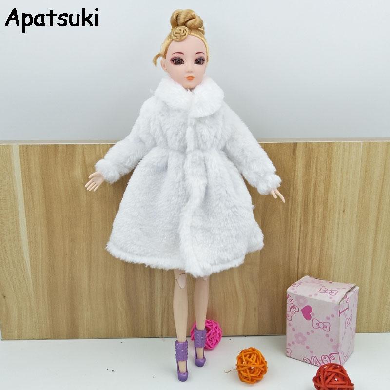 Шуба из искусственного меха для куклы