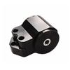 Black 3 Bolts Engine Motor Mount Bracket kit For Honda Civic EK B16 B18 B20 B & D Series 96-00 Aluminum  BILEET