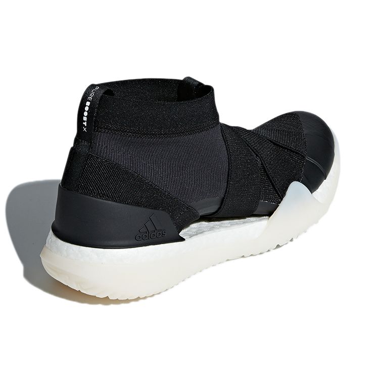 adidas Pure Boost X Trainer 3.0 LL Повседневный комфорт Ткань Прочная поддержка Средняя высота Тренировочные Кроссовки для бега Женские кроссовки Черные AP9874