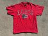 Vtg 90s NCAA University of New Mexico Lobos Graphic Printed Single Stitch T-Shirt