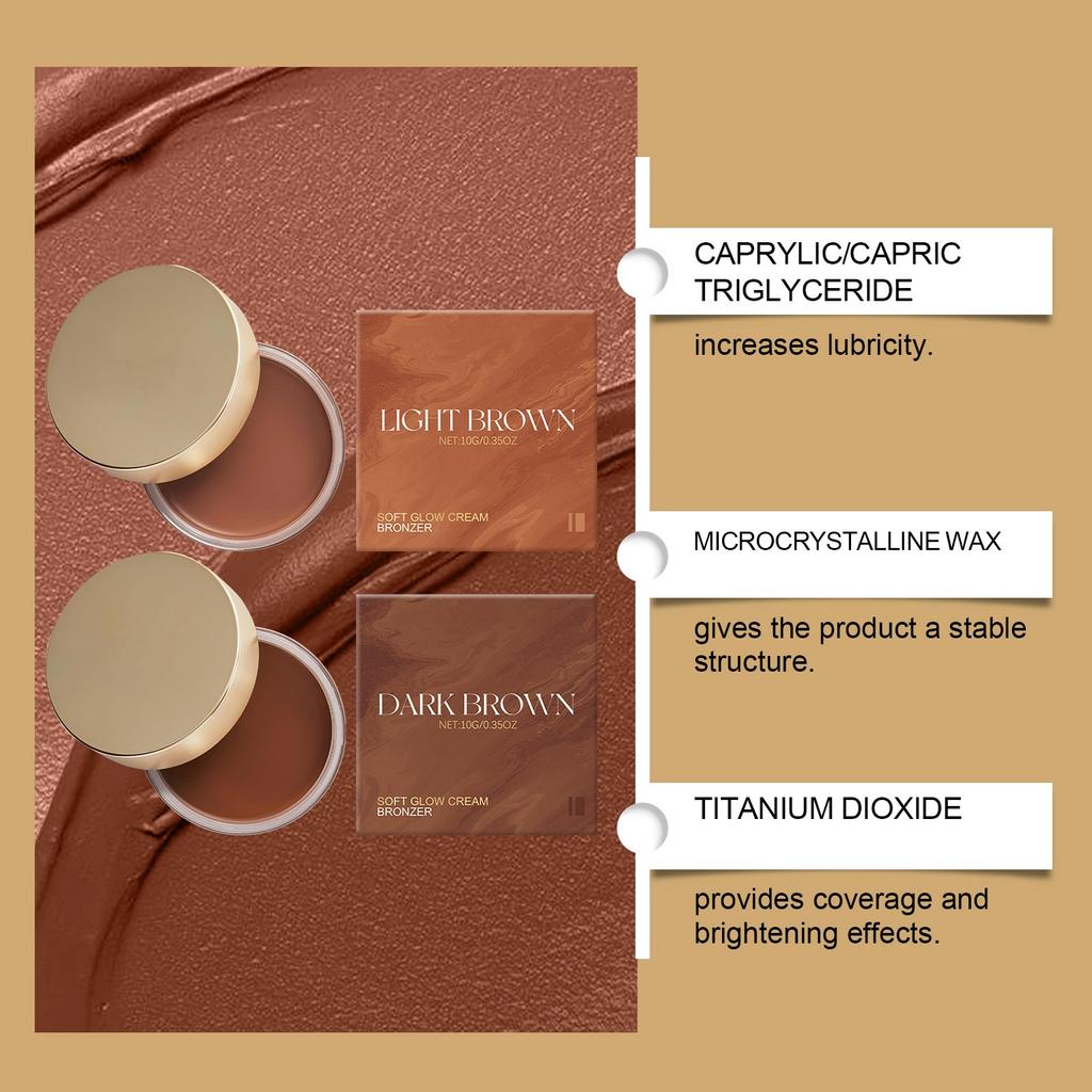 Крем Soft Glow Bronzer Tanning Cream Крем для загара Bronzer Face Makeup 10 г