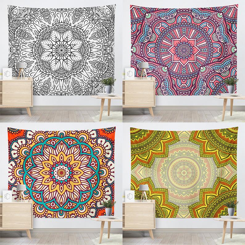 Мандала настенный гобелен диван фон ткань обои гобелен студенческое общежитие украшение гобелен украшение
