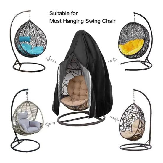 Yousheng Подвесной Чехол для Кресла-Гамака Сверхпрочная Ткань Оксфорд Погодоустойчивый Водонепроницаемый Уличный Патио Одноместный Двухместный Чехол для Кресла-Качели Яйцо