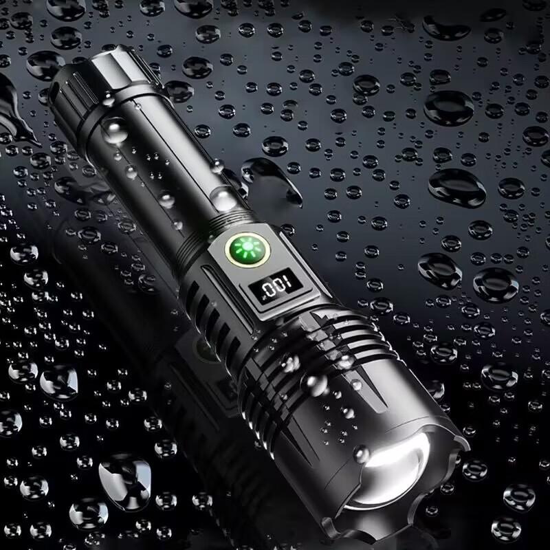 Наружный светодиодный фонарик Nu Feng SX308 с цифровым дисплеем