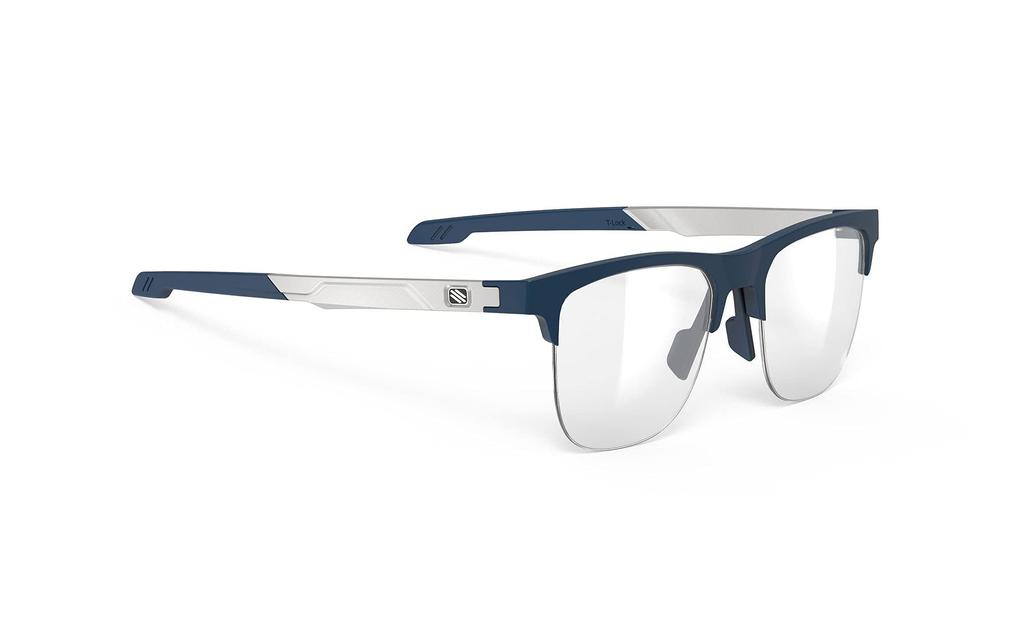 Rudy Project Incus XL Blue Navy Shape B Half-Rim Sunglasses, Matte, (52x45mm)
