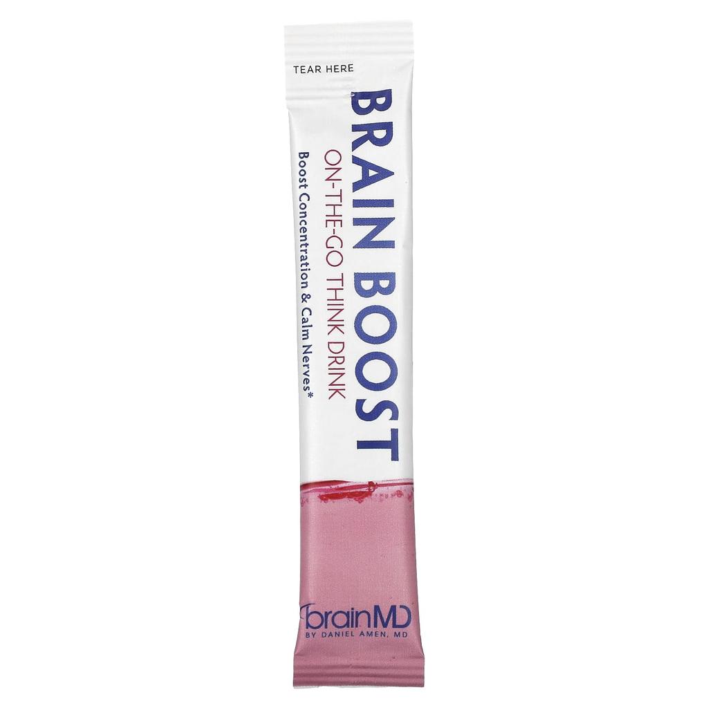 Brain Boost, Напиток на вынос, Без кофеина, 10 штук