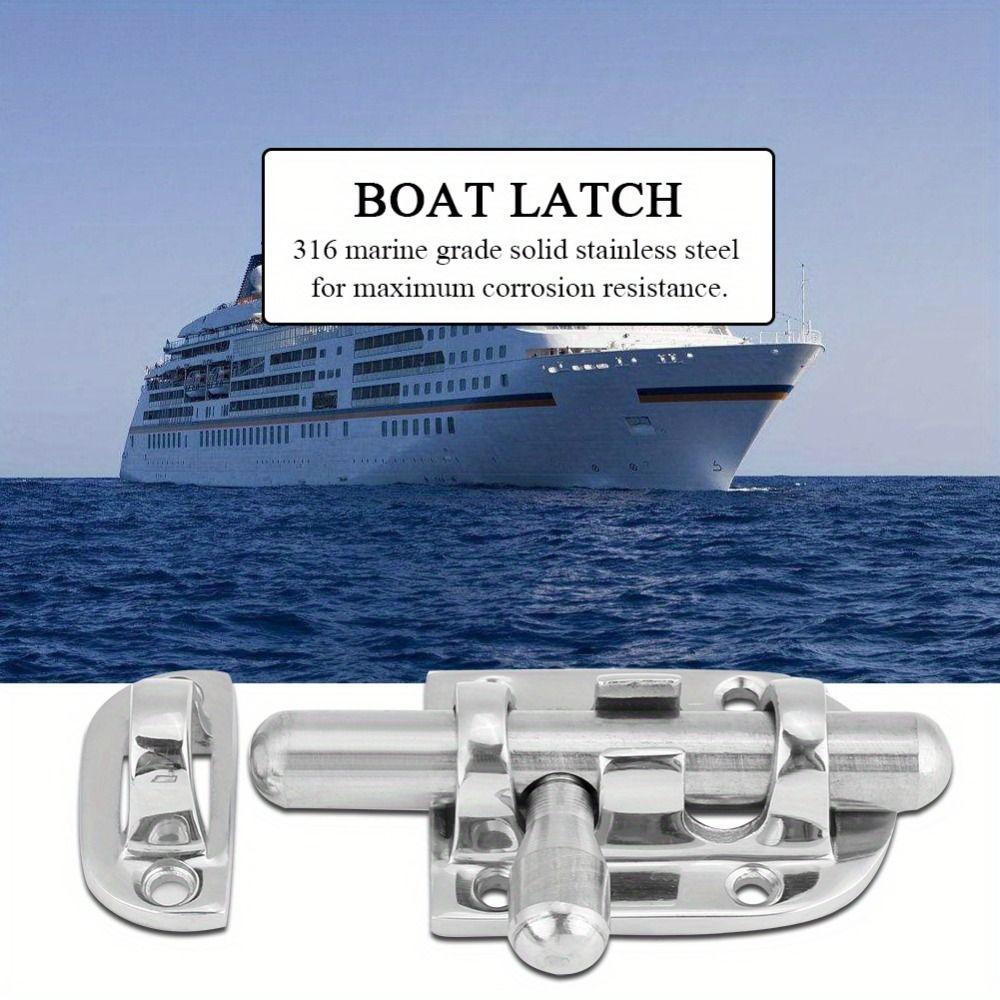 Stainless Steel Marine Gate Lock 60/90/110MM Boat Door&Window Lock For Boat/ Yacht Spare Parts