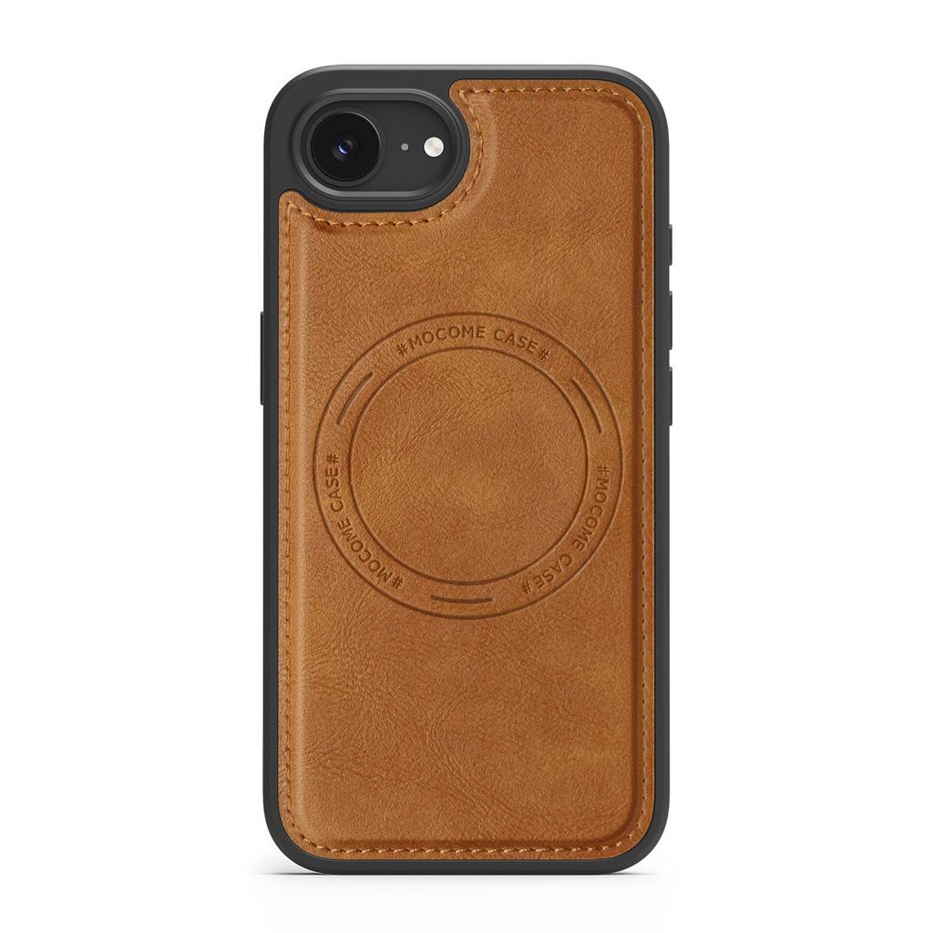 Retro Matte PU Leather Magneti Case For iPhone 17e 16 15 14 13 12 11 Pro Max Plus For Magsafe Wireless Charge Cover Funda