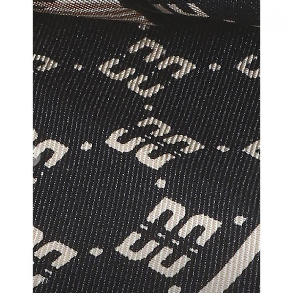 Daks Navy Print Silk Scarf Dcsc2e121n2