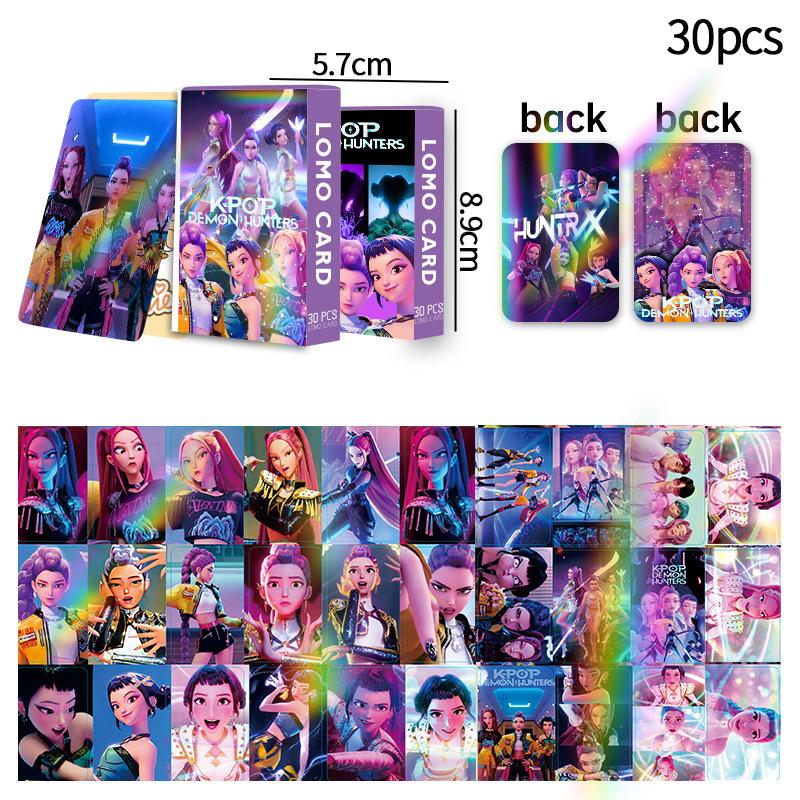 K-pop Охотник на демонов Покарды Карты Huntrix Sajja Boys Карты Тигра Подарки для герл-бойз-бенда Набор открыток Мини-коллекционный альбом Подарки