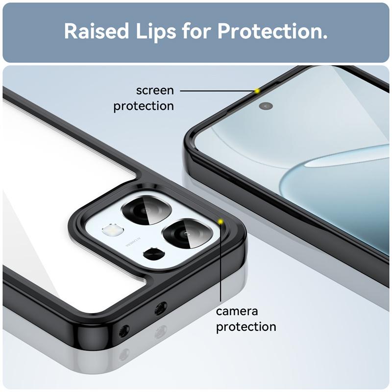Прозрачный цветной ТПУ чехол для телефона OPPO A6 Pro A6x A6s 5G Защитная рамка Fundas Coque Capa