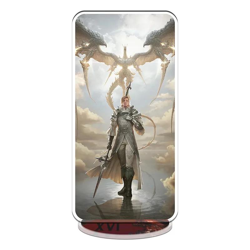 16см Фэнтези Игра Периферия КЛАЙВ-РОЗФИЛД Акриловые Стенды с Персонажами Карточные Подарки для Мальчиков Коллекция Украшение Игрушки Куклы