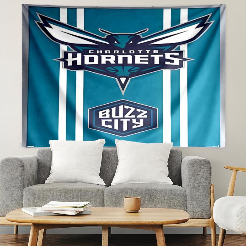 1PC Space Hornets Logo Quick-Dry Tapestry, Unique Design Tapestry, Suitable for Bedroom,Livingroom, Playroom,Heartwarming Holiday Gifts