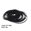 100PCS Mix Size Flat Belts 3mm Rubber Belts Cassette Tape Belt 40-135mm Fold Length for Walkman Repeater DVD Drives