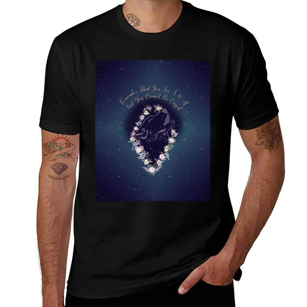 ACOWAR - Wolf T-Shirt heavyweights anime clothes luxury designer fitted t shirts for men