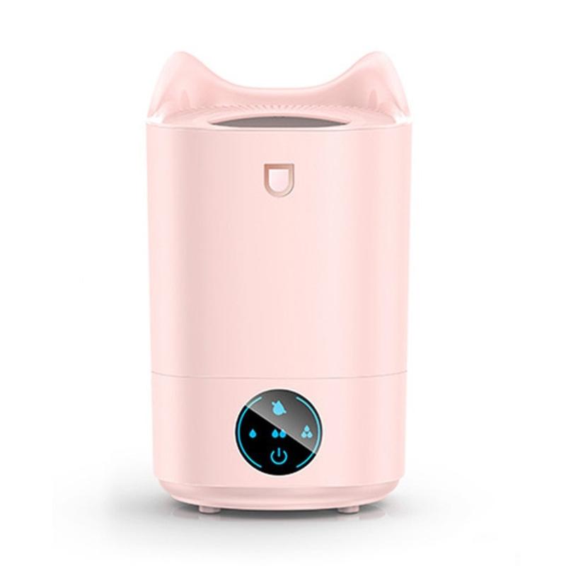 4000ml AIR HUIDIFIER HUIDIFIER DOUBLE DOUBLE DIRECT SHOP WITH COLOURED LED LIGHT ULDASONIC HUIDIFIER | Humidifiers (pink)