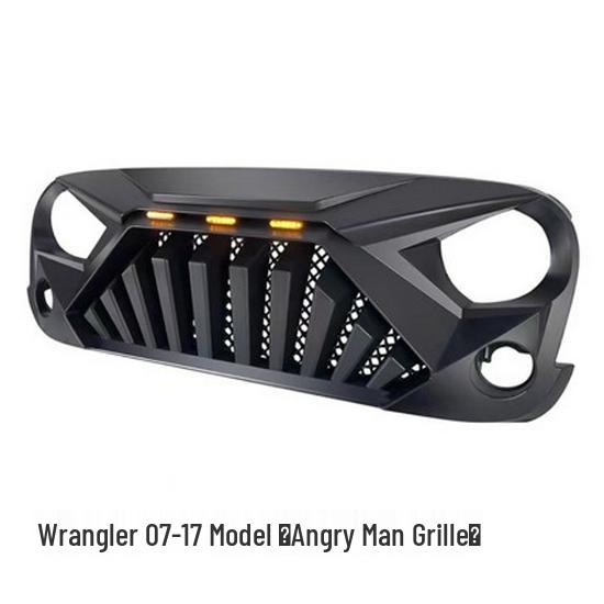 Светодиодная маска на решетку капота для 07-17 Jeep Wrangler JK, внедорожные модификации