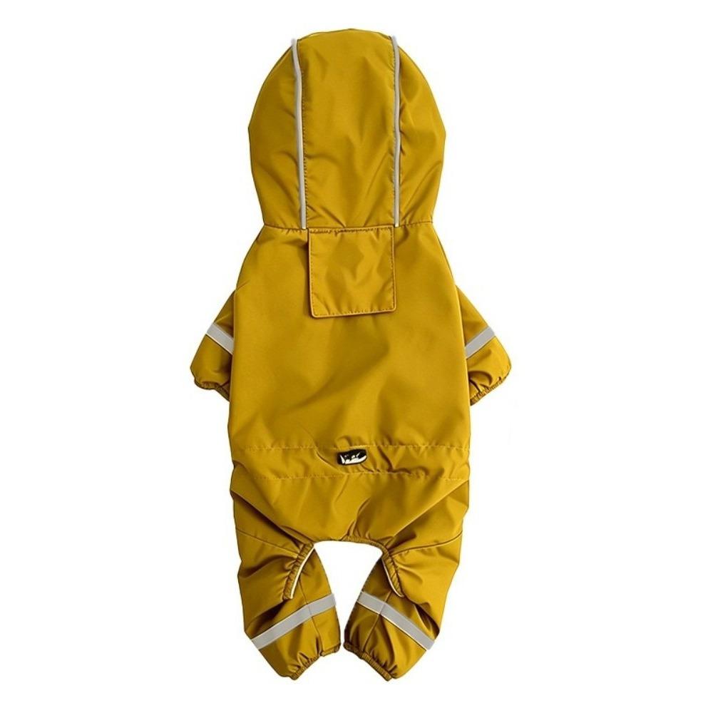 Soft Plush Dog Jumpsuit Poncho Thickened Dog Rain Cloak Pet Waterproof Cloak Travel