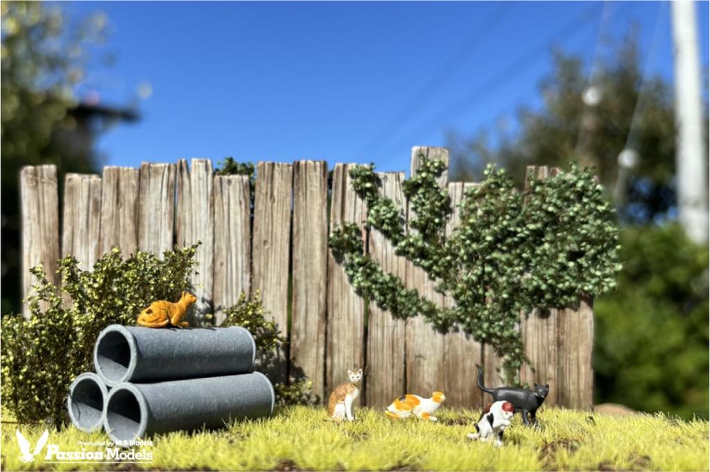 passion models Кошки, одобренные любителями кошек Набор Смола Неокрашенный Кит 1/35 5 штук P35T-023 (животные)