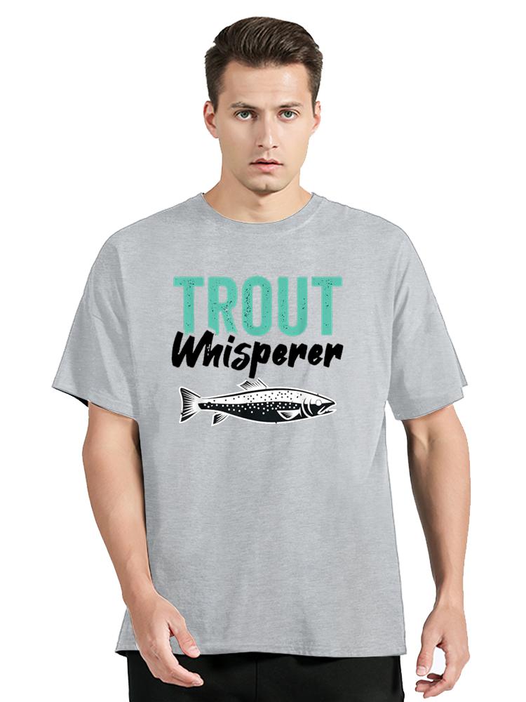 Unisex Tshirts Trout Fishing Steelhead Rainbow Trout Whisperer Gift Cotton Tee Shirt Fisherunisex Lake Time T Shirt Gift Clothes