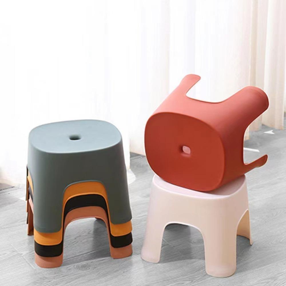 Colorful Toilet Footrest Non-slip Shoe Changing Stool Children's Small Stool Bathroom/Living Room