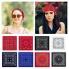 27'' Floral Pattern Bandana Head Scarf Turbans for Women Male Street Turbans Unisex Head Wrap Bandana