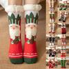 Christmas Women Cotton Socks Print Thicker Floor Socks Carpet Socks