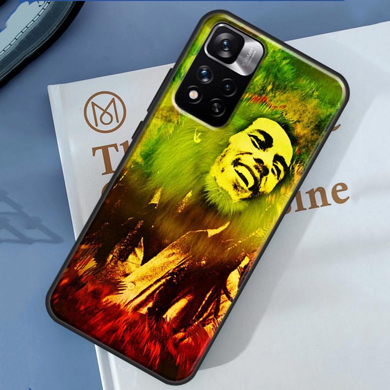 Bob Marley Singer Case For Xiaomi Redmi Note 14 13 Pro 12 11 9 10 9S 10S 11S 12S Redmi 13C 10C 12C 14C Cover