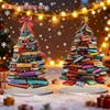 Novelty Book Christmas Tree Home Festival Inspirational Table Decoration High Quality Acrylic Gift Suitable For Parent Friend