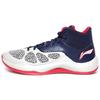 Баскетбольные кроссовки Li Ning Sonic 5 из искусственной кожи, мужские кроссовки, синие, белые, ABPM005-4