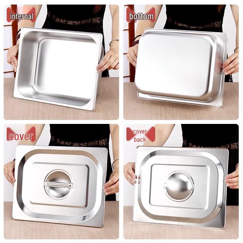Homeglen 201 Stainless Steel Buffet Food Pan