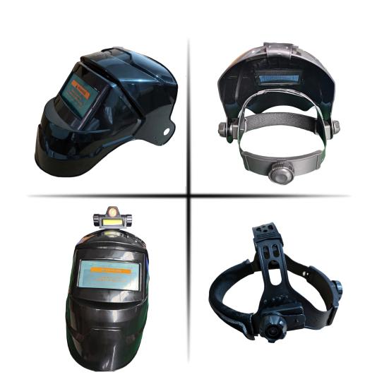 Самозатемняющийся сварочный шлем с налобным фонарем Легкая маска с защитой от дуги Многофункциональный сварочный щиток для различных применений