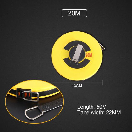 20/30/50 м портативная метрическая мягкая рулетка выдвижная линейка измерительный инструмент