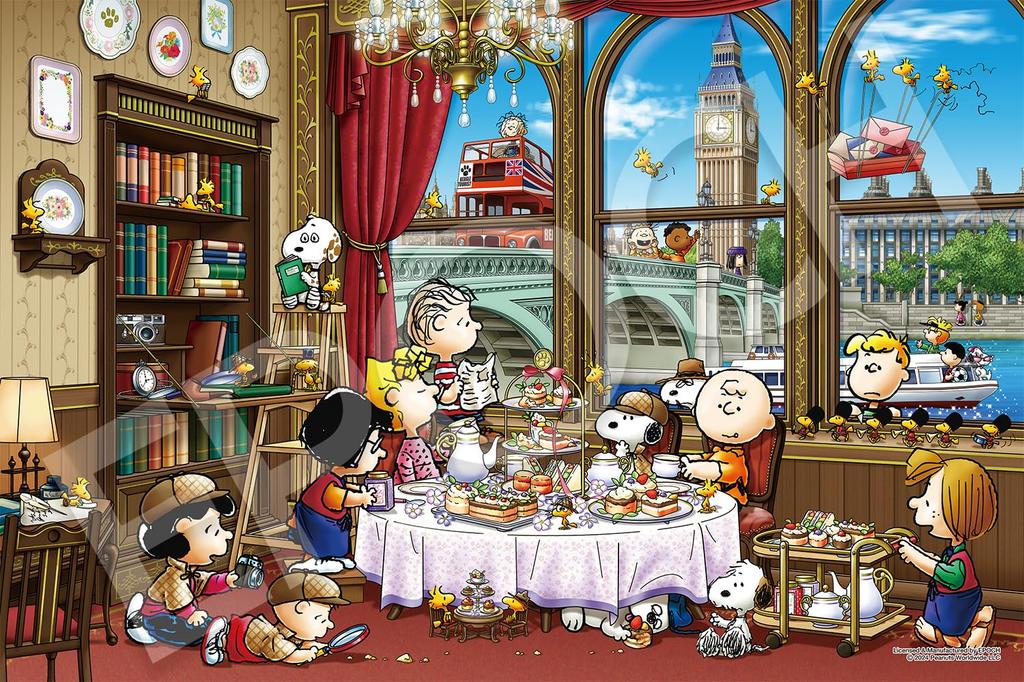 Epoch Jigsaw Puzzle Featuring PEANUTS Snoopy In London X 75 Includes a and a Score 1000-piece (50 Cm) 12-614s, Adhesive, Spatula, Ticket.