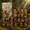 Christmas Countdown Calendar 24 Days Advent Calendar, Forest Animals Fairy Tale Animal Set Cute Acrylic Collectible Toys for Holiday Party Decoration
