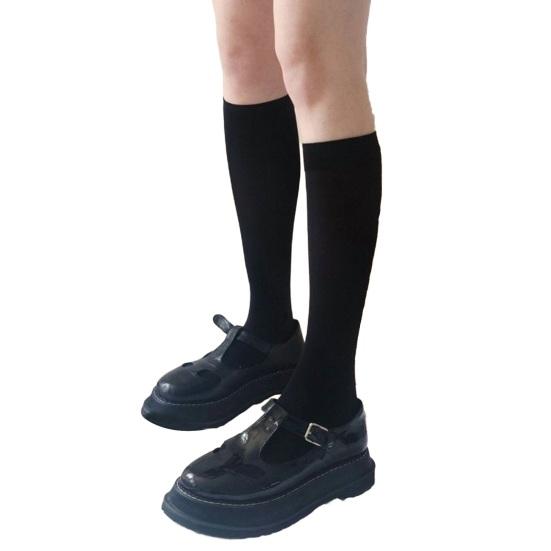 Гольфы для девочек, носки для школьной формы, бесшовные длинные носки, дышащие тонкие носки-слаучи