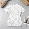 Women’s Short Sleeve Mini Dress: Minimalist Geometric V-Neck Slim Fit, Soft & Comfortable Summer Fashion, Versatile for Beach & Daily Casual Outings