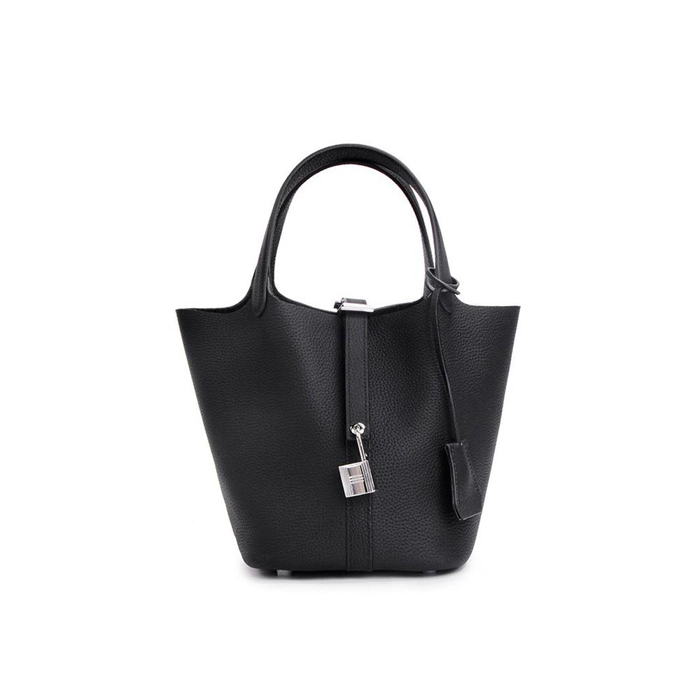 Женские сумки из натуральной кожи, дизайнерская маленькая сумка-тоут без логотипа, первый слой из коровьей кожи, сумка для покупок через плечо с серебристым замком