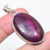 Natural Pink Labradorite Gemstone 925 Sterling Silver Jewelry Pendant 1.97" M2e22