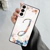 Чехол для телефона для Samsung Galaxy S23 S22 S21 S20 Fe Ultra S10 S9 S8 Plus Note 20ultra 10plus, чехол с цветочным узором, лист, буква Art