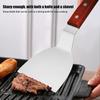 Кухонная лопатка из нержавеющей стали для стейков, кулинарная лопатка, лопатка для блинов, пиццы и барбекю, домашняя лопатка для барбекю