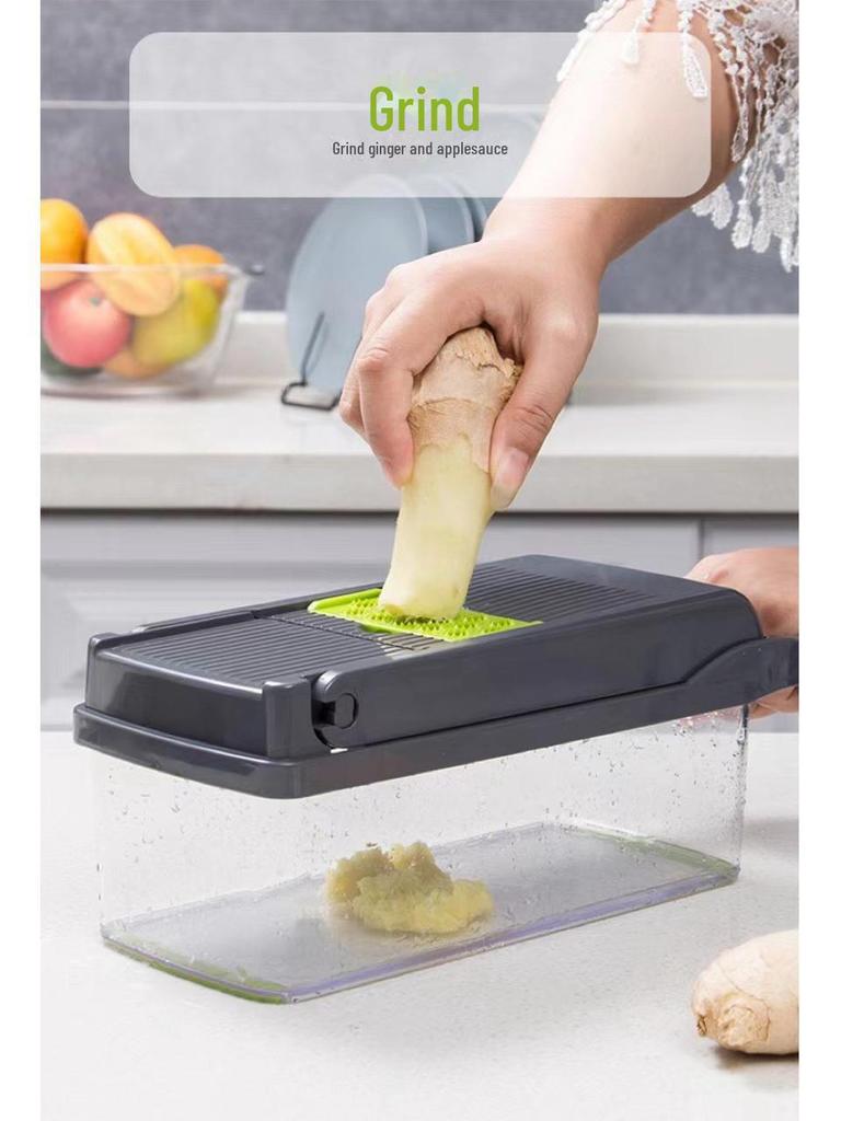 Многофункциональная овощерезка и слайсер для кухни — шинкует, режет кубиками и натирает картофель, редис и многое другое