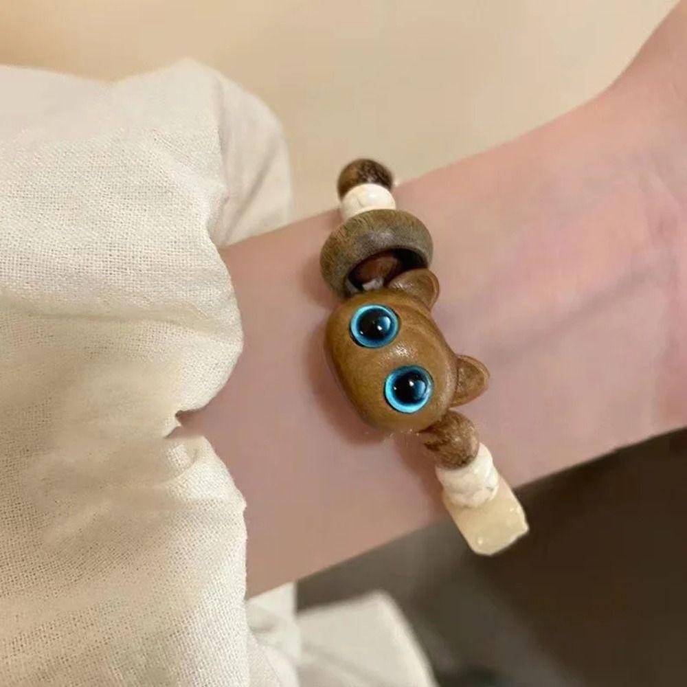 Маленький черный кот, животное, бисер, мультяшная девушка, ювелирные изделия, подарки, модный браслет с котом для женщин и мужчин