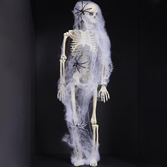 Хэллоуин Скелет всего тела Posable Суставы Реалистичные украшения человеческого скелета для вечеринки Дом с привидениями