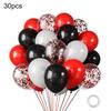 30 Pcs 12inch Metallic Balloons Chrome Latex Balloon with Ribbon for Wedding Bridal Birthday Baby Shower Decoration